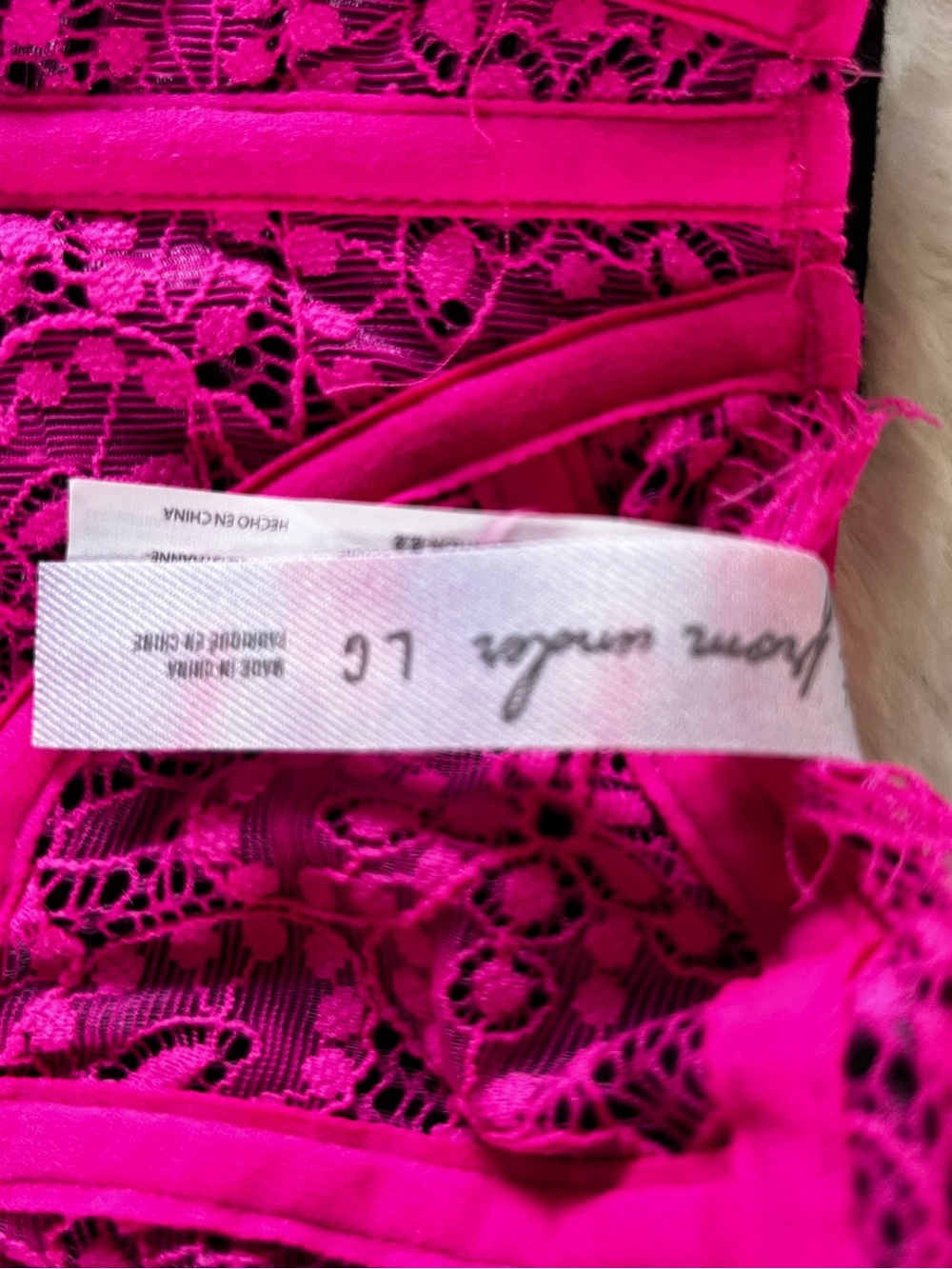 Urban Outfitters Women's Hot Pink Lace Bustier Corset Top - Picture 4 of 5